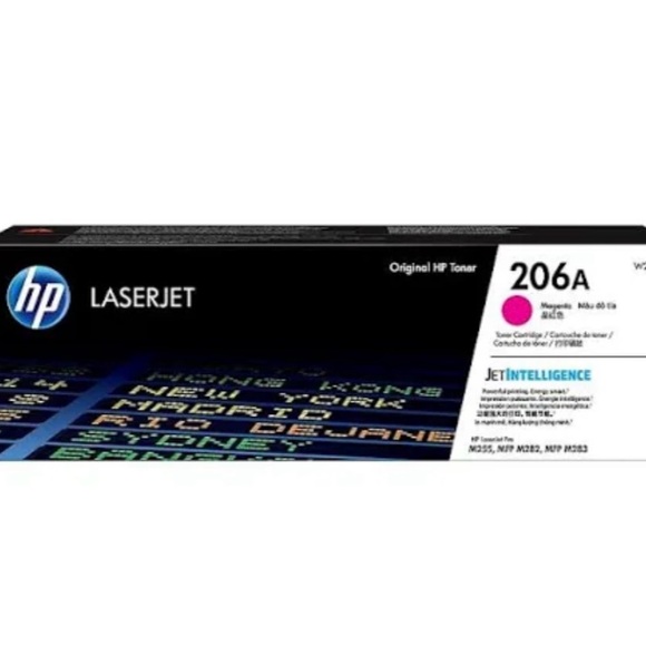HP 206A  Ink Set W2110A,W2111A,W2112A,W2113A  Black, Cyan, Magenta, Yellow New - Picture 4 of 7